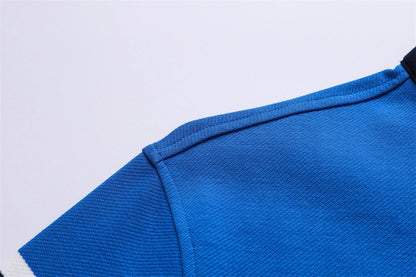 TACE&SHARK Stand Collar Polo Shirt