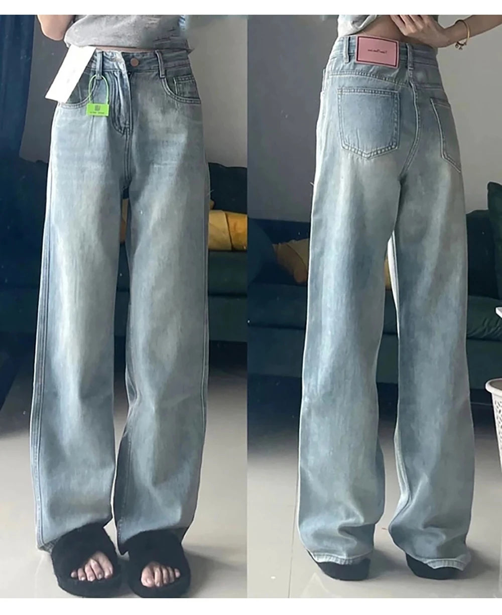 S-5XL Size Light Blue Jeans