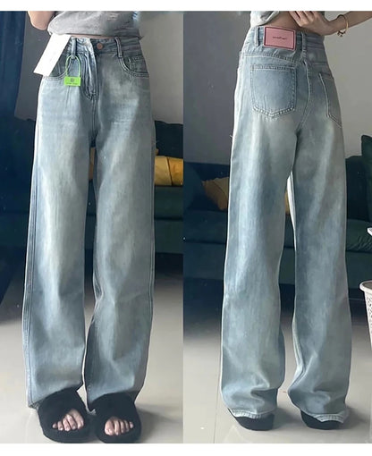 S-5XL Size Light Blue Jeans