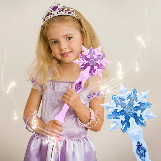 Light Up Princess Wand, Snowflake LED Magic Wand