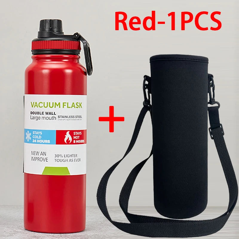 Stainless Steel Vacuum Flask – Car Thermal Cup for Hot & Cold Drinks