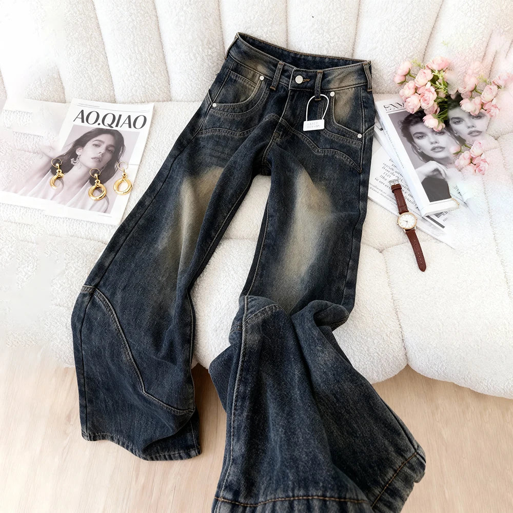 Dark Wash Denim Pants