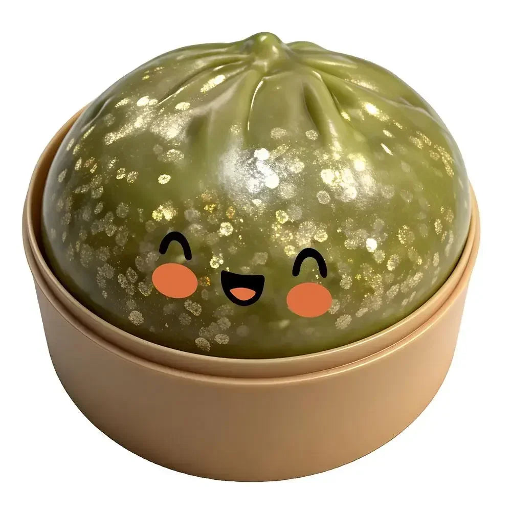1pcs Party Time Realistic Steamed Bun Squeeze Toy