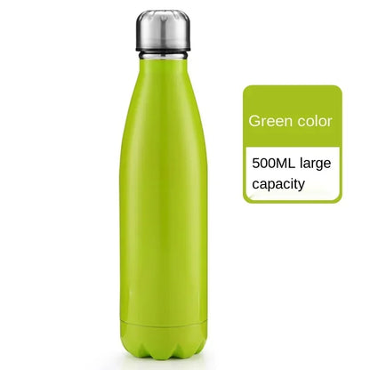 500ml Stainless Steel Water Bottle Cola Water Beer Thermos For Sport Bottles Double-Wall Insulated Vacuum Flask BPA Free Thermos