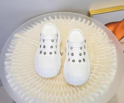 Fujin 9cm Synthetic Microfiber Leather Chunky Sneakers
