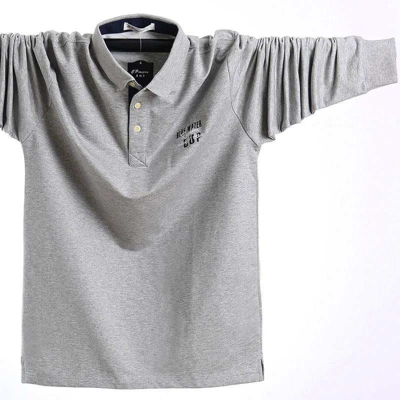 Men's Polo Shirt Long Sleeves