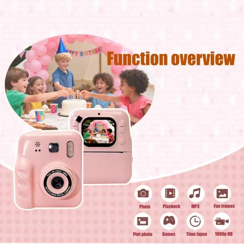 Children's Polaroid print camera