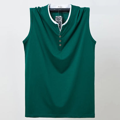 Mens Sleeveless Cotton Tank Top