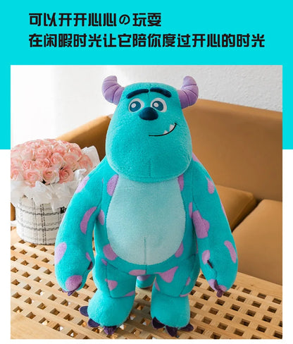 45cm New Rabbit Hair Blue Monster Plush Toys Boy Blue Monster Plushies Toy Children's Dolls Sleep Pillow Girl Doll for Kids Gift