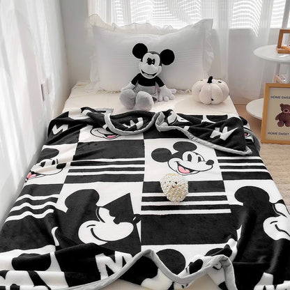 Cartoon Disney Children's Blanket Sanrio Thickened Milk Plush Cover Carpet Kindergarten Noon Office Car Napping Blanket