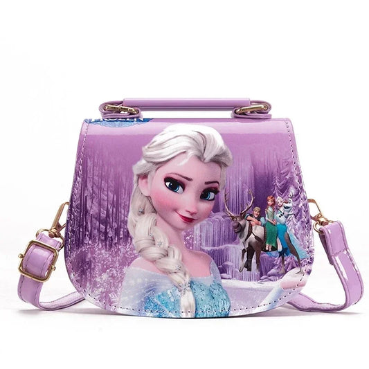 Disney Frozen 2 Elsa Anna  princess children's toys shoulder bag girl Sofia princess baby handbag  kid fashion shopping bag gift