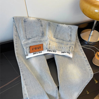 Vintage Ripped Patchwork Jeans