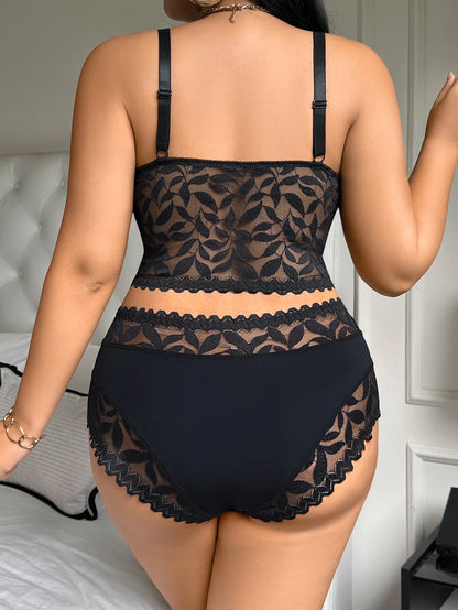 Women's Plus Size Sexy Lingerie Set