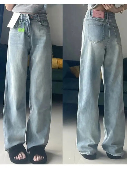S-5XL Size Light Blue Jeans