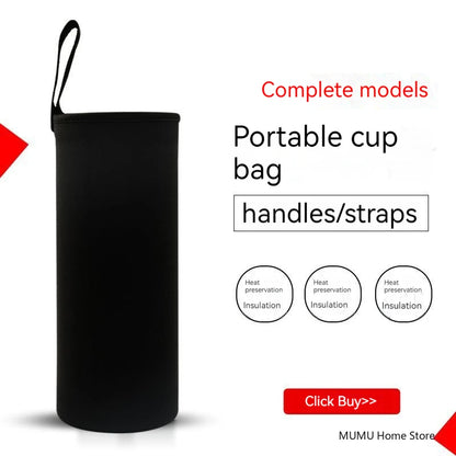 750ML – 1500ML Sports Water Bottle Sleeve – Neoprene Insulated Holder Bag