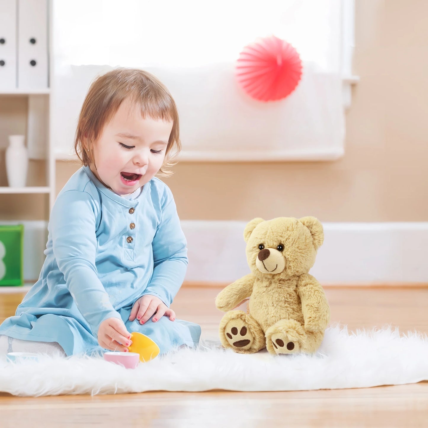 8'' Teddy Bear Stuffed Animals Brown Teddy Bear Plush Toy