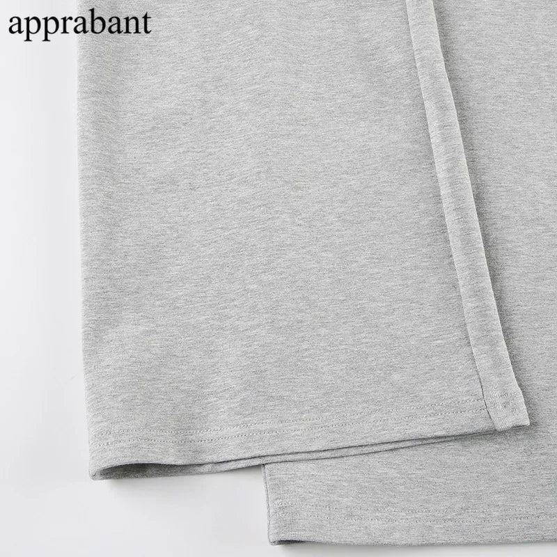 Drawstring High Waist Trousers Set
