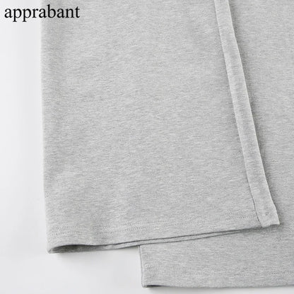 Drawstring High Waist Trousers Set