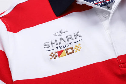 TACE&SHARK Straight Men's Striped Polos