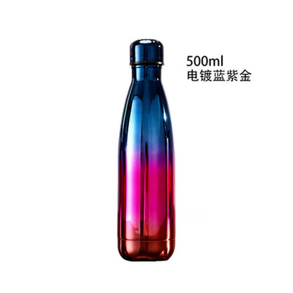 500ml Stainless Steel Water Bottle Cola Water Beer Thermos For Sport Bottles Double-Wall Insulated Vacuum Flask BPA Free Thermos