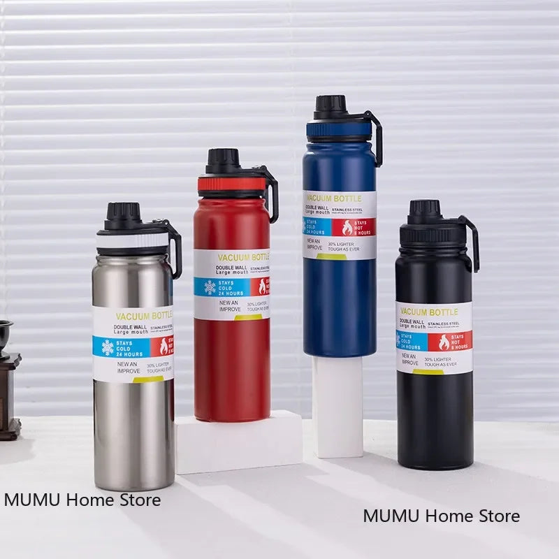 Stainless Steel Vacuum Flask – Car Thermal Cup for Hot & Cold Drinks