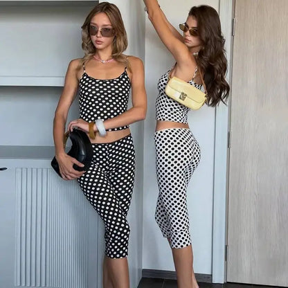 Polka Dot Pants Set