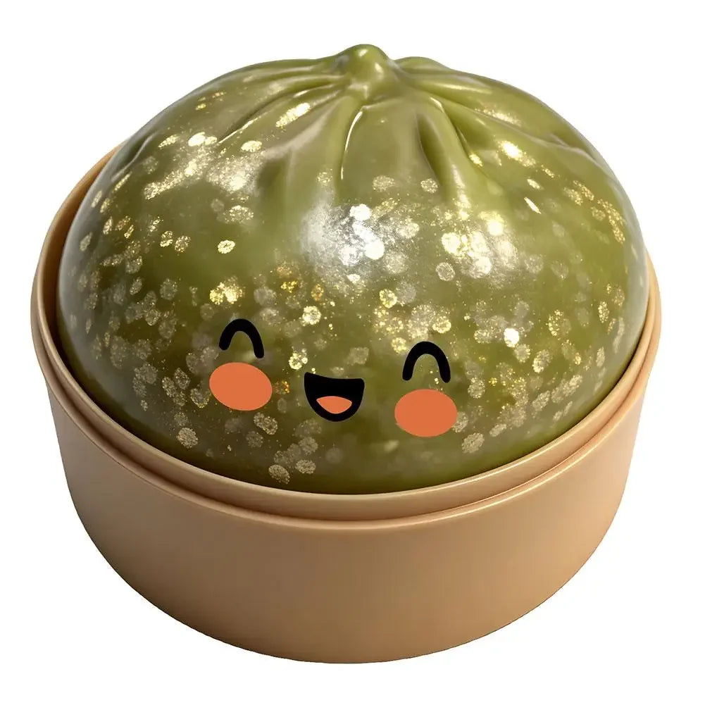 1pcs Party Time Realistic Steamed Bun Squeeze Toy