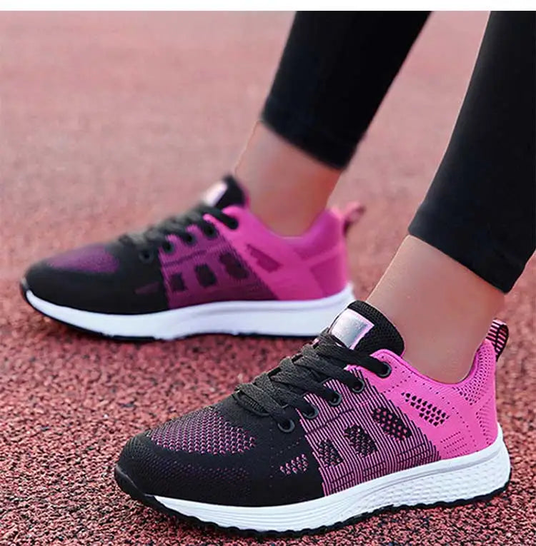 Women Sneakers Mix Color Gym Shoes