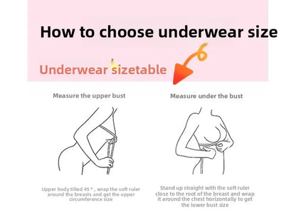 Plus Size Women Seamless Lingerie Adjustable Strap