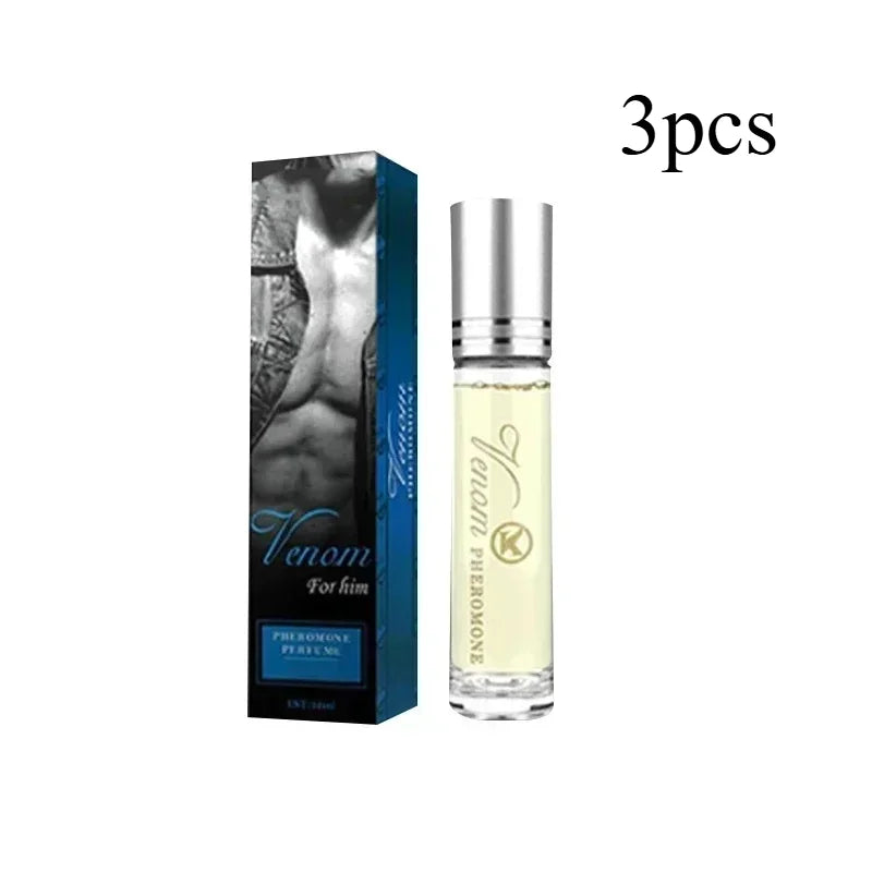 3pcs KAKOU Upgraded CARDIAC SIGNAL DANGEROUS LIAISONS Erotic REFRESH Pheromone Perfume Roller Ball Fragrance Spray for Men Women