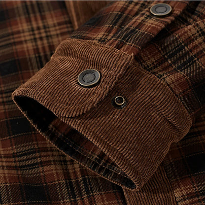 Men Casual Military Shirts Wool Fleece