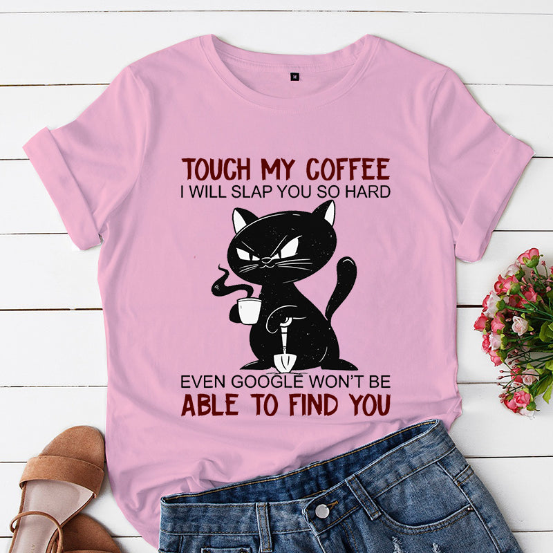 Angry Black Cat T Shirt