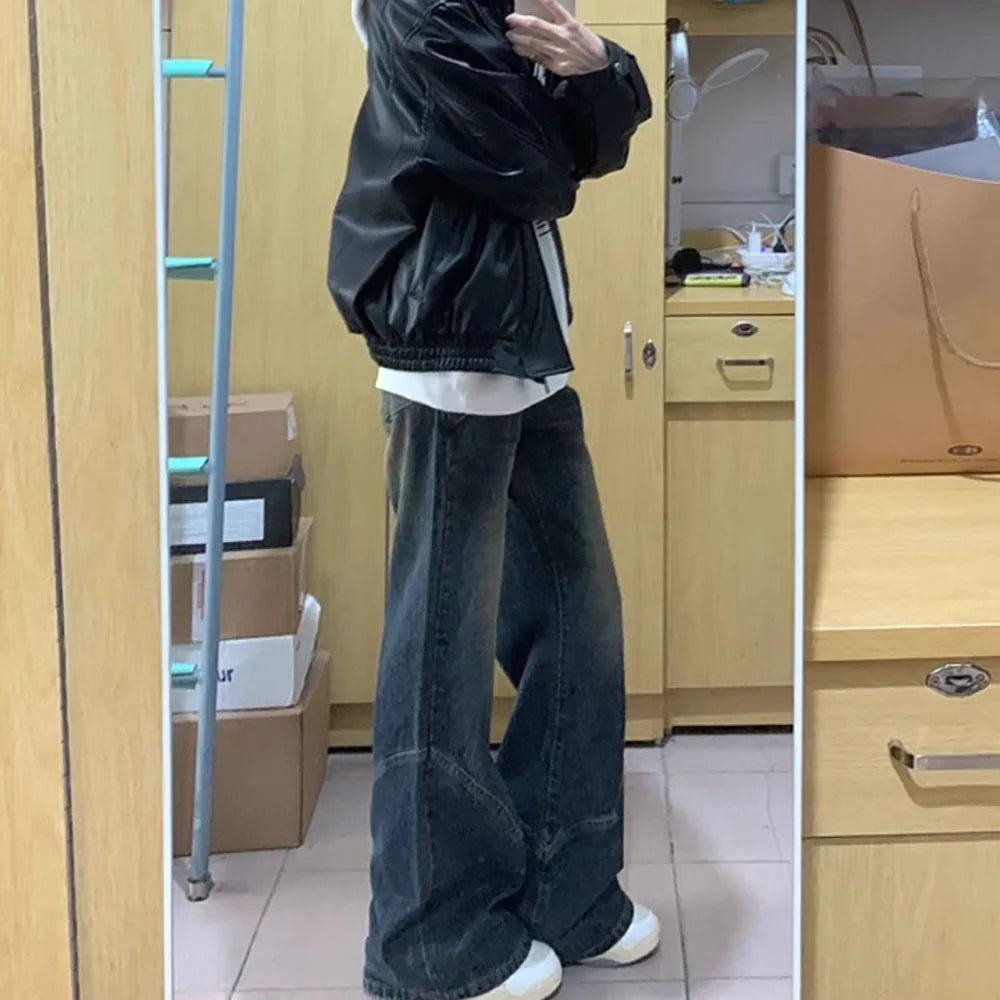 Dark Wash Denim Pants