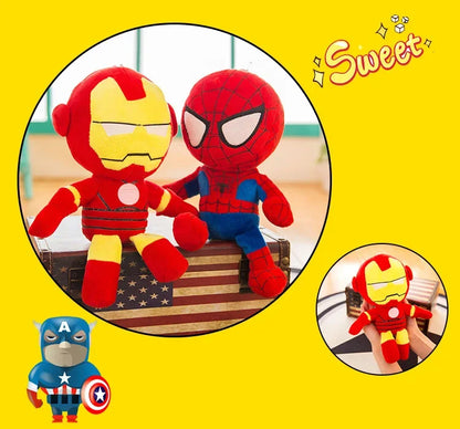 27/40cm Marvel Spiderman Plush Doll – Soft Stuffed Superhero Toy | Avengers Gift for Boys, Christmas & Birthdays