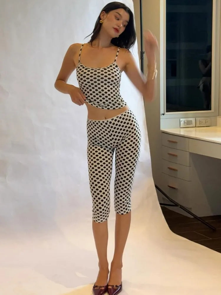 Polka Dot Pants Set
