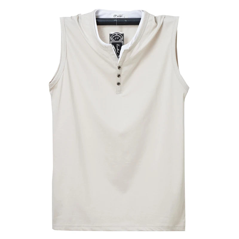 Mens Sleeveless Cotton Tank Top