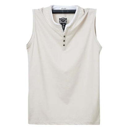 Mens Sleeveless Cotton Tank Top