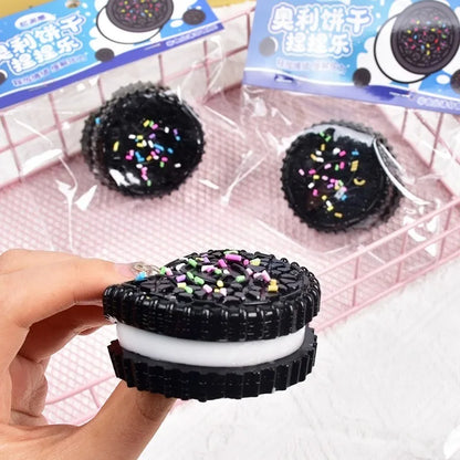 Simulated Ultra-Soft Sandwich Cookies Squishy Toy