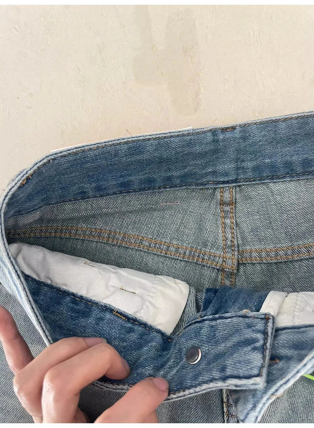 S-5XL Size Light Blue Jeans