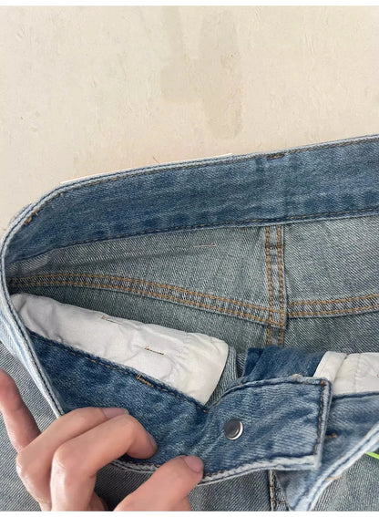 S-5XL Size Light Blue Jeans