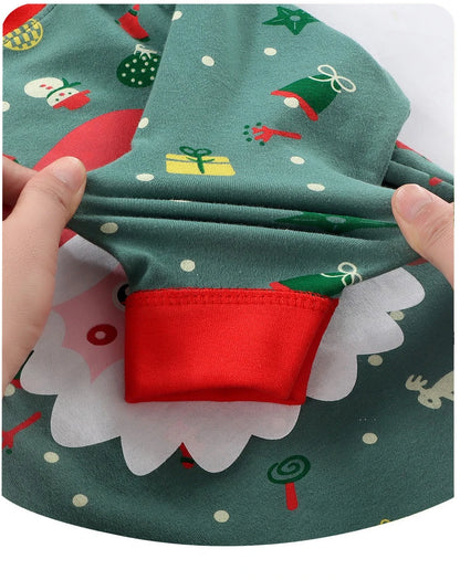 Unisex Cotton Pajama Set for Kids – Cozy Autumn & Winter Sleepwear
