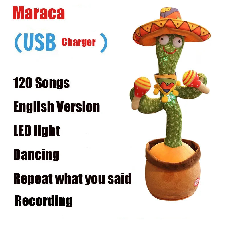 Dancing Cactus Talking Cactus Baby Toys
