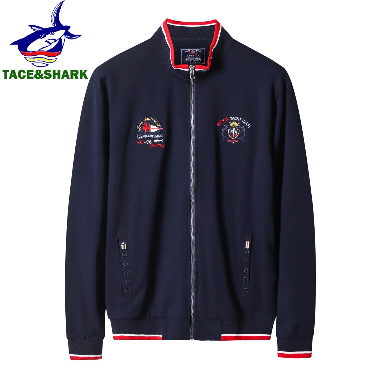 TACE&SHARK Casual White Military Jacket