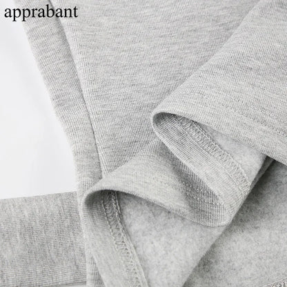 Drawstring High Waist Trousers Set