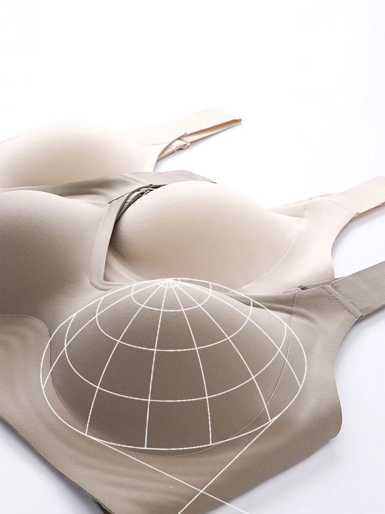 Big breasted sleeping bra for women 6XL without steel