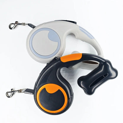 Automatic Retractable Dog Leash – 3M/5M Nylon Traction Lead for Small Pets