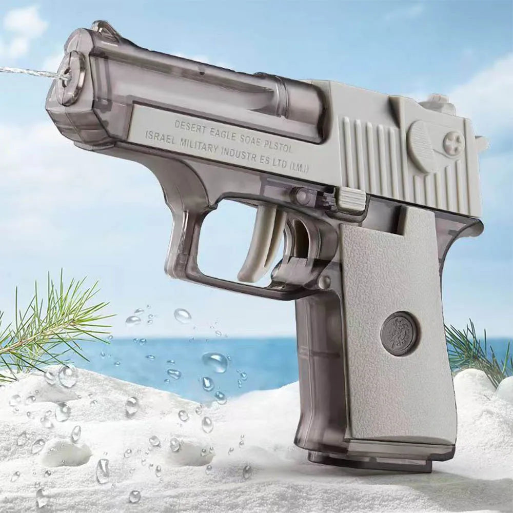 Manual Desert Eagle Water Gun for Boys Girl Summer Beach Toy Gun Pistol Outdoor Games