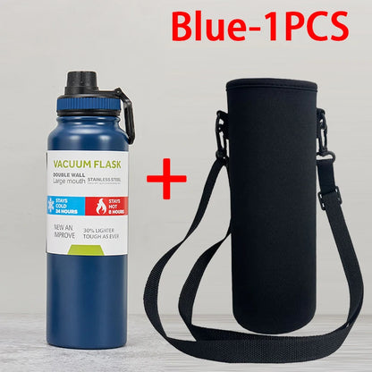Stainless Steel Vacuum Flask – Car Thermal Cup for Hot & Cold Drinks
