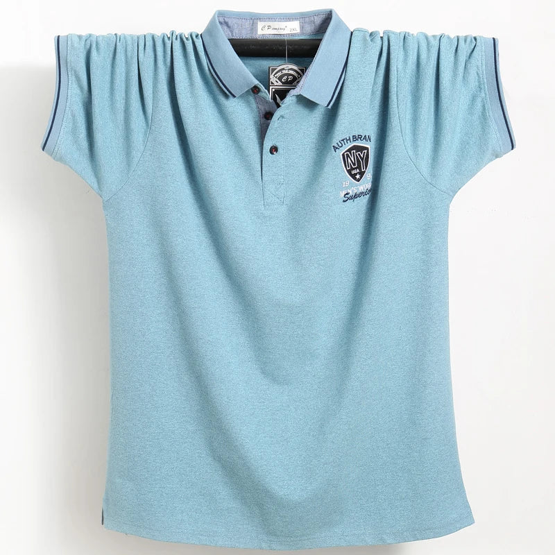 Purple Men Polo Shirt