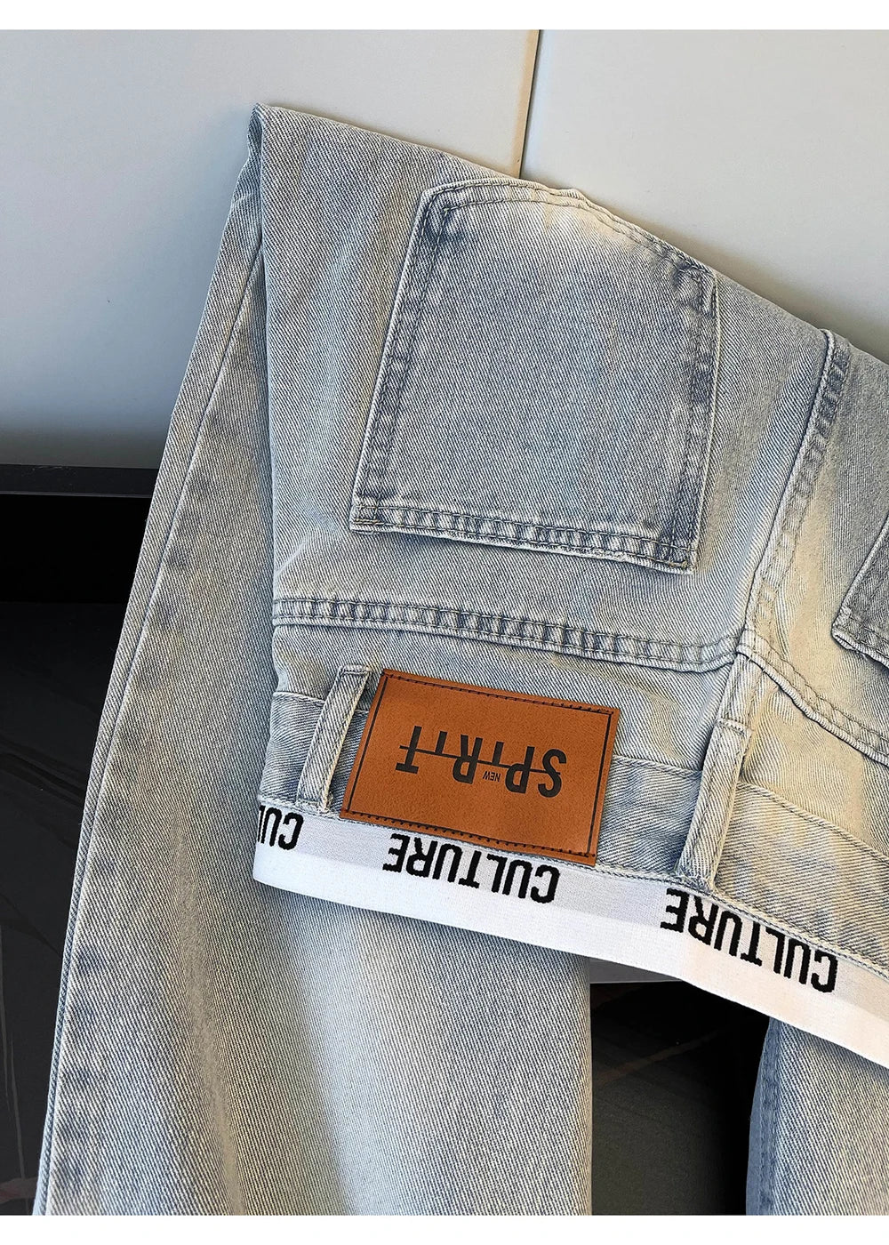 Vintage Ripped Patchwork Jeans